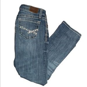 💢BKE💢 Jeans Sabrina Stretch Floral Chic Fit Denim Pants